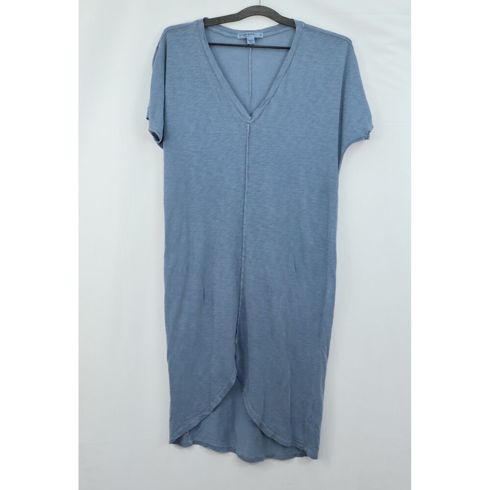 Stateside Women's Pima cotton tunic Dress blueish Size SX thin fress material